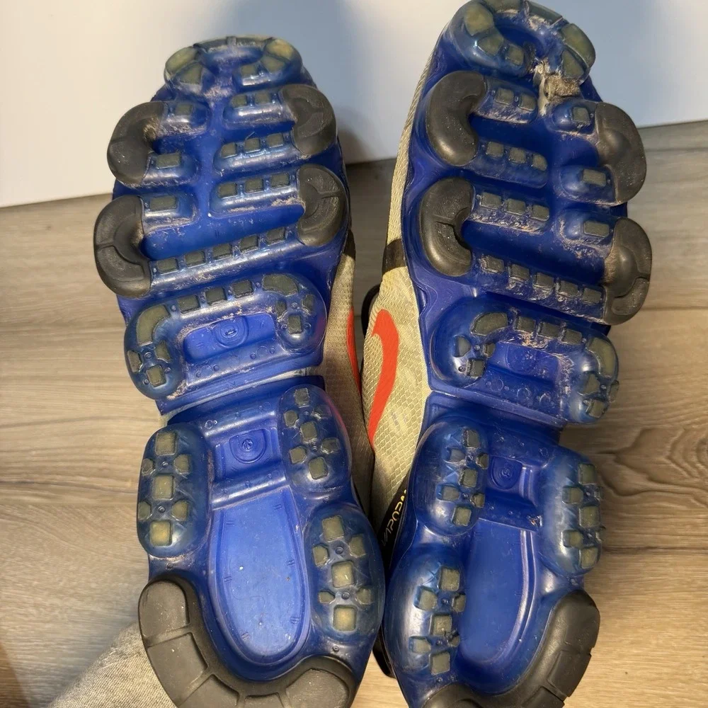 Nike Air Vapormax 2019 Black Hyper Blue Crimson  AR6631-008 Men Size 10.5